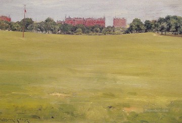 William Merritt Chase Painting - View from Central Park William Merritt Chase